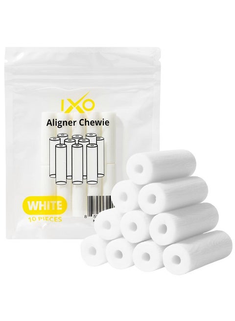 Aligner Seater Chewies For Invisalign Trays 10Pack Unscented With Resealable Bag