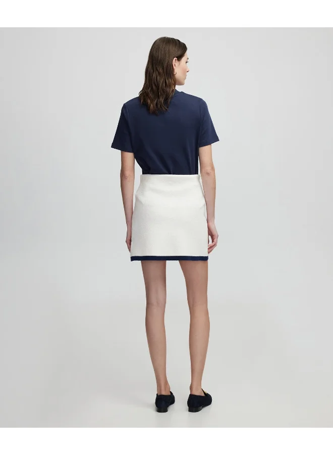 Ipekyol Contrast Piping Skirt