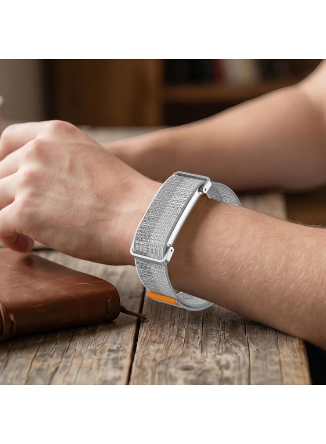 Adjustable Breathable Nylon Sport Watch Strap for Google Fitbit Air, Replacement WristBand with Quick Release Metal Frame Tracker Gym Workout Outdoor Sports Daily Wear - Image 4