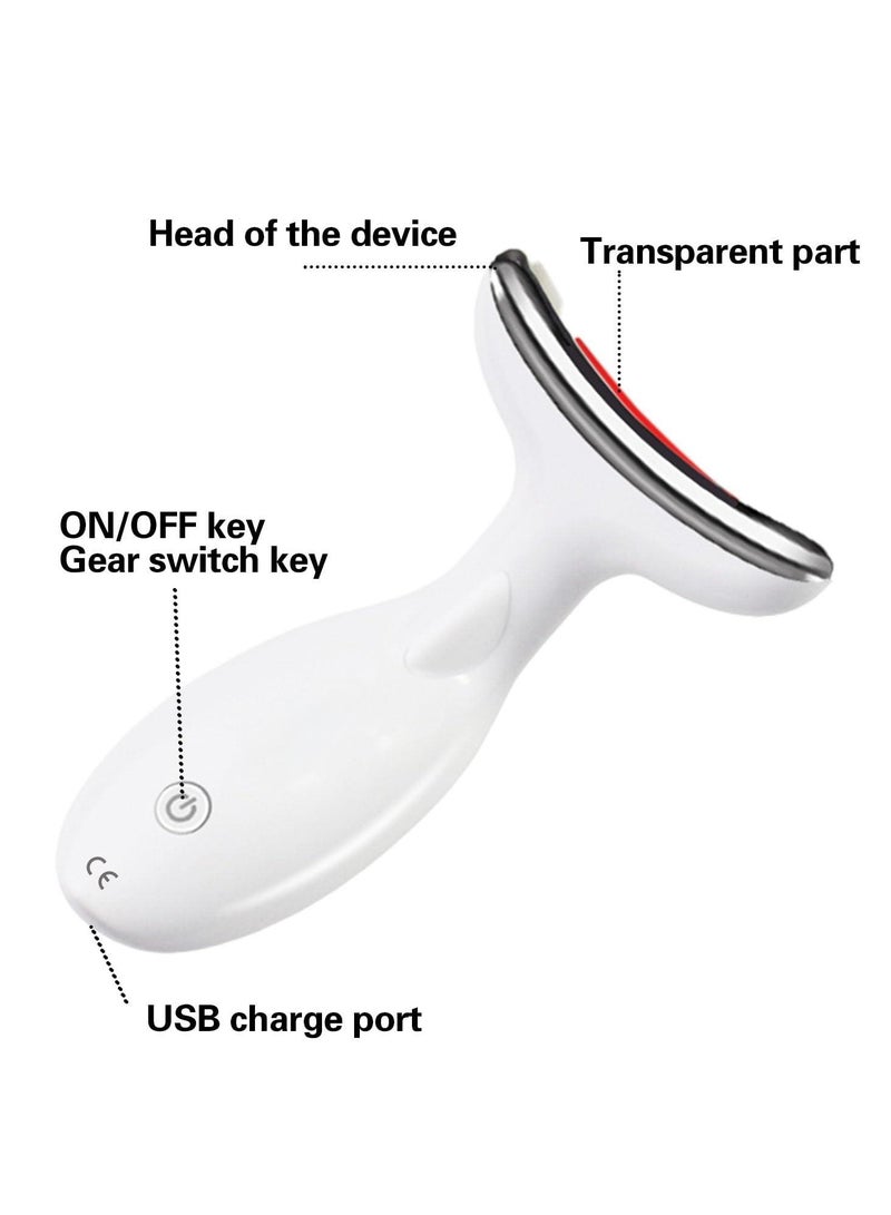 Generic Facial and Neck Massager, Electric 𝖶rinkles Facial Massager, Wireless for Skin Care Tightens and Lifting Skin 𝖱eju𝗏enation Beau𝗍y Device, At-home Face Tool for Skin Care  - Image 2