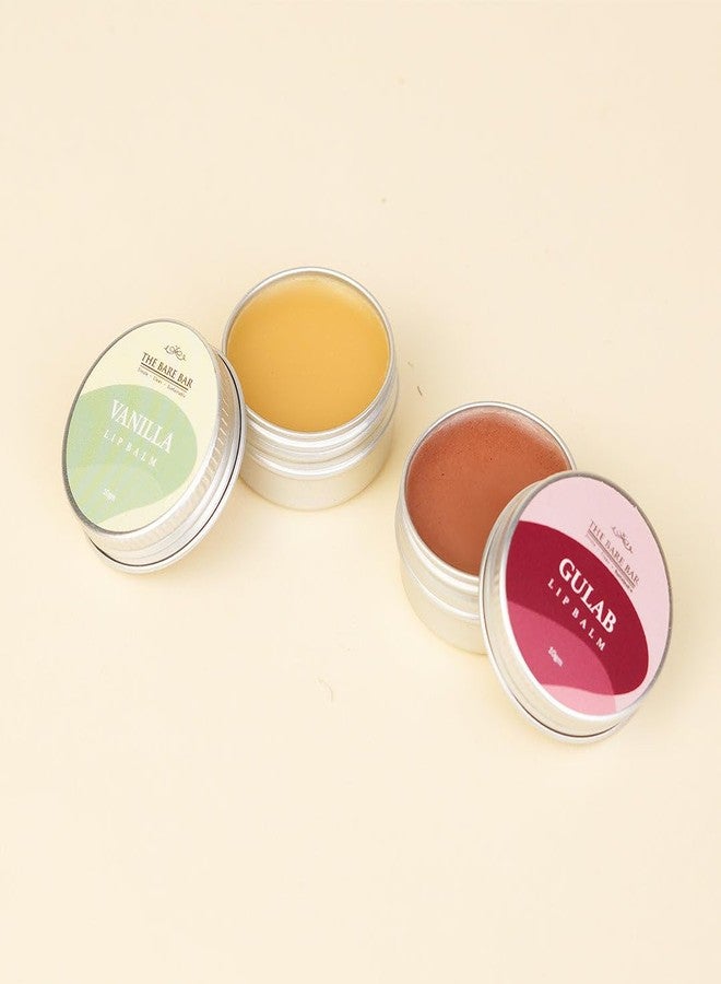 The Bare Bar Gulab & Vanilla Lip Balm Duo | Hydrating & Nourishing | Pack of 2 - Image 3