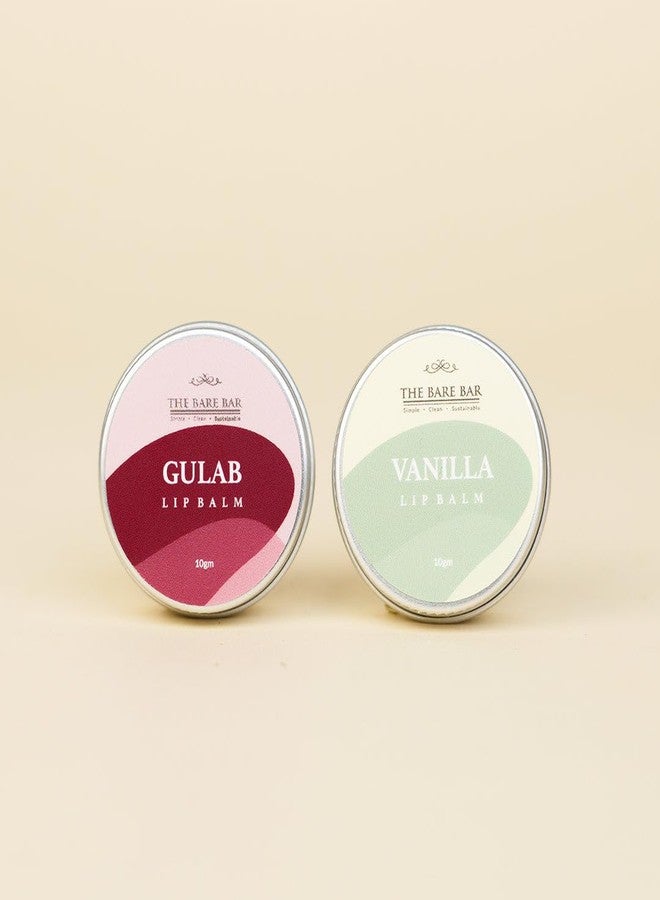 The Bare Bar Gulab & Vanilla Lip Balm Duo | Hydrating & Nourishing | Pack of 2 - Image 2