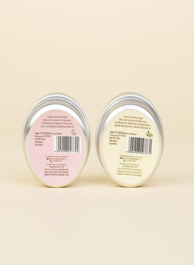 The Bare Bar Gulab & Vanilla Lip Balm Duo | Hydrating & Nourishing | Pack of 2 - Image 5