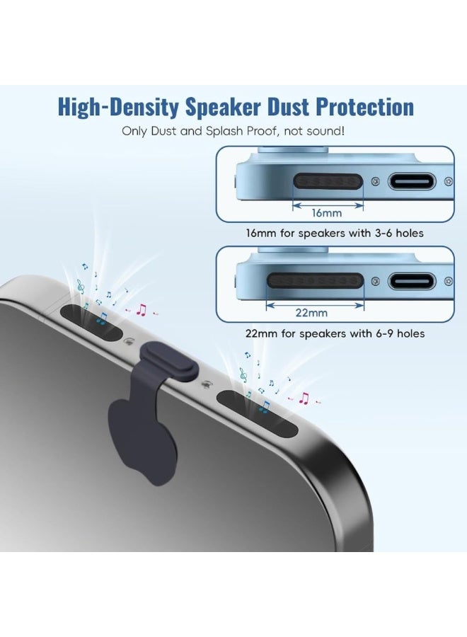 تي نيوفون سدادة غبار لمنفذ USB-C لهواتف iPhone من سلسلة 15 و16 و17، غطاء منفذ USB-C، غطاء سماعة الهاتف، منظف منفذ شحن الهاتف لهواتف Samsung Galaxy S23 وS22 Ultra وS21 FE وS20 وNote 20 وجميع الأجهزة من النوع C - Image 2