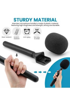 ELTRAZONE Wireless Microphone Adapter for DJI Mic 2 – Handheld Mount Compatible with Wireless Interview Microphone Systems – Ideal for Vlogs, Podcasts, Interviews & Professional Audio Recording – Easy Setup & Clear Sound Capture  - Image 5