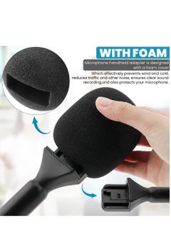 ELTRAZONE Wireless Microphone Adapter for DJI Mic 2 – Handheld Mount Compatible with Wireless Interview Microphone Systems – Ideal for Vlogs, Podcasts, Interviews & Professional Audio Recording – Easy Setup & Clear Sound Capture  - Image 4