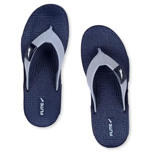 FLITE Men Navy Grey Slippers-10 UK (44 2/3 EU) (FL0330G_NVGY0010) - Image 3