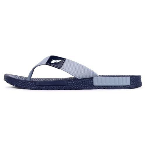 FLITE Men Navy Grey Slippers-10 UK (44 2/3 EU) (FL0330G_NVGY0010) - Image 4