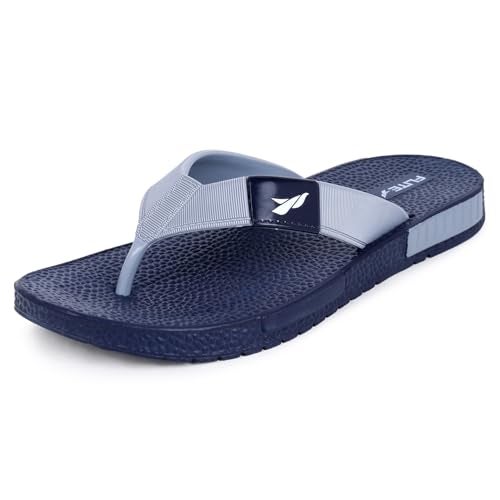 FLITE Men Navy Grey Slippers-10 UK (44 2/3 EU) (FL0330G_NVGY0010) - Image 1