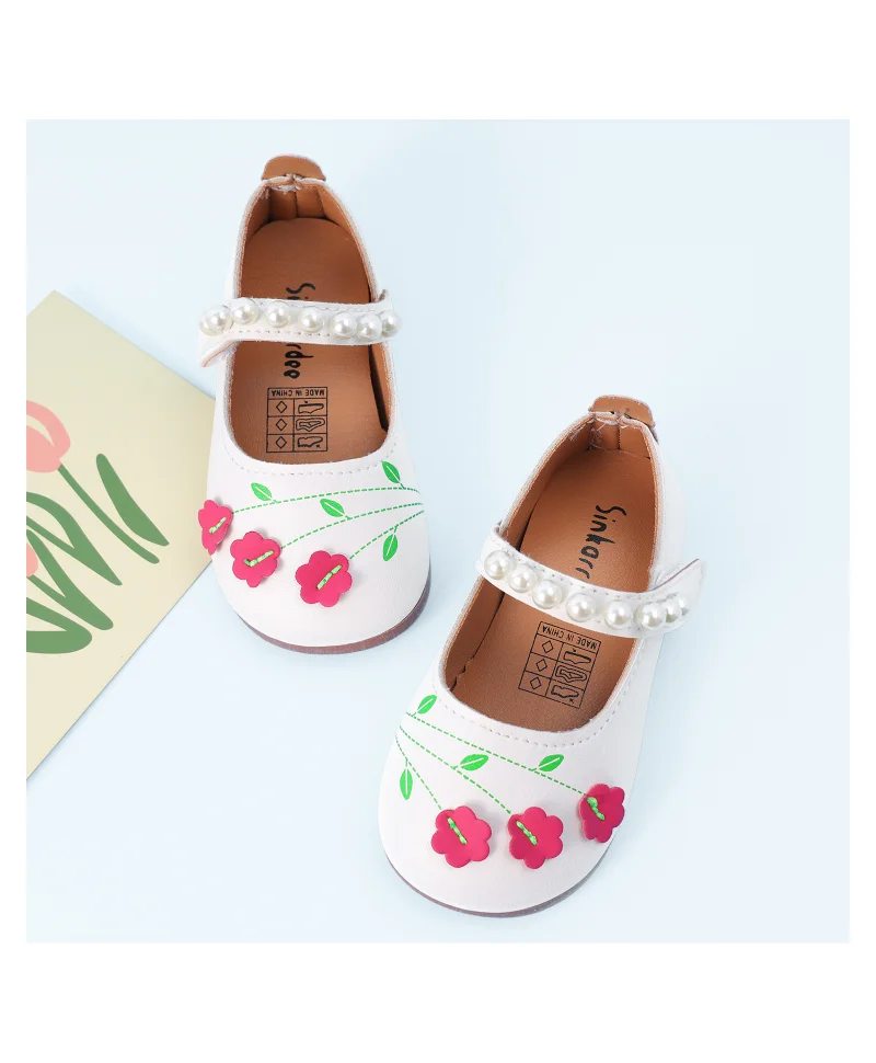 Mark & Mia Mark & Mia Pearl Embellished With Floral Applique Part Shoes - White