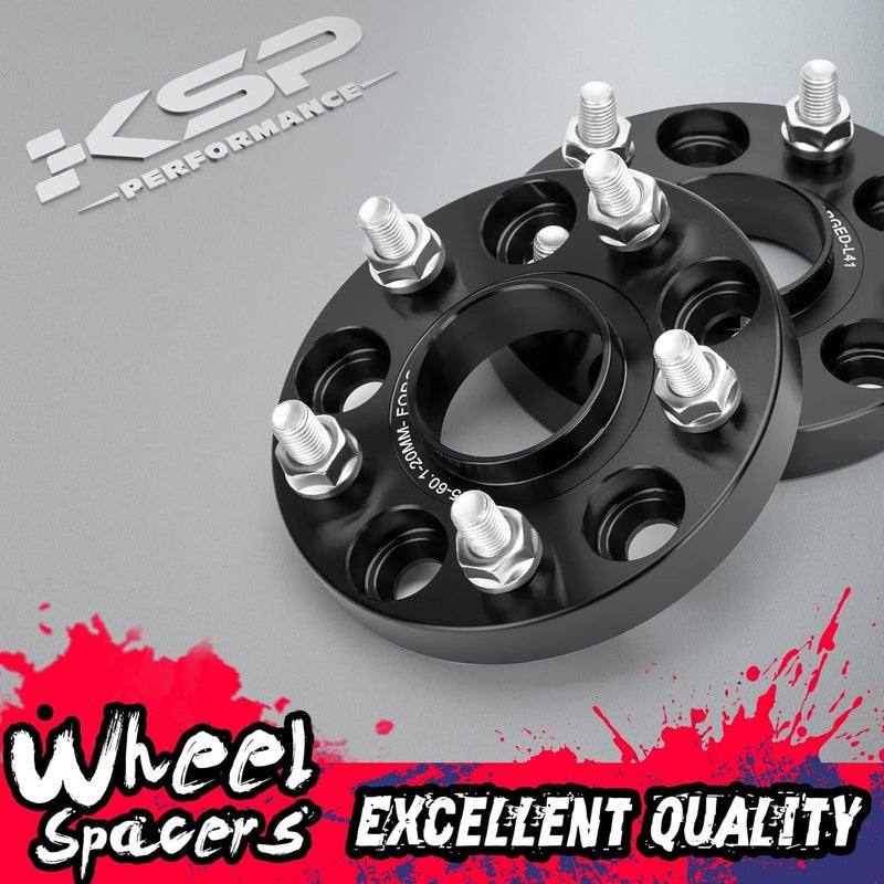 KSP PERFORMANCE KSP 25mm 5x114.3 Hubcentric Wheel Spacers Fit Camry Highlander Tacoma, Lexus TC XB, ES300 350, GS300 350 430,IS250 300 350,LS400 430 460,RC300 350(4 pcs 60.1 bore 12X1.5mm) - Image 5