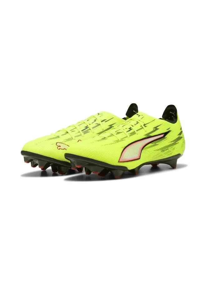 Puma Yellow Alert-PUMA Black-Glowing Red-Lime Squeeze ULTRA 6 CARBON FG Football Boots Unisex for Men | Best Price UAE