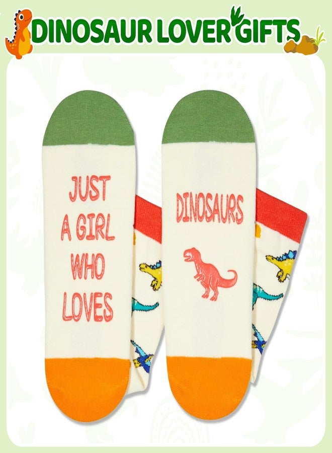 زي مارت جوارب ديناصورات مضحكة من زمارت للبالغين - هدايا ديناصورات مريحة للنساء - Image 3