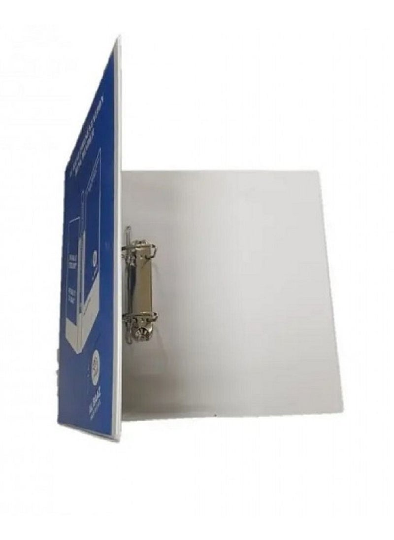 AL BAAZ - Al Baaz A4 Presentation Ring Binder 2ring 37mm AB-204 White - Image 1