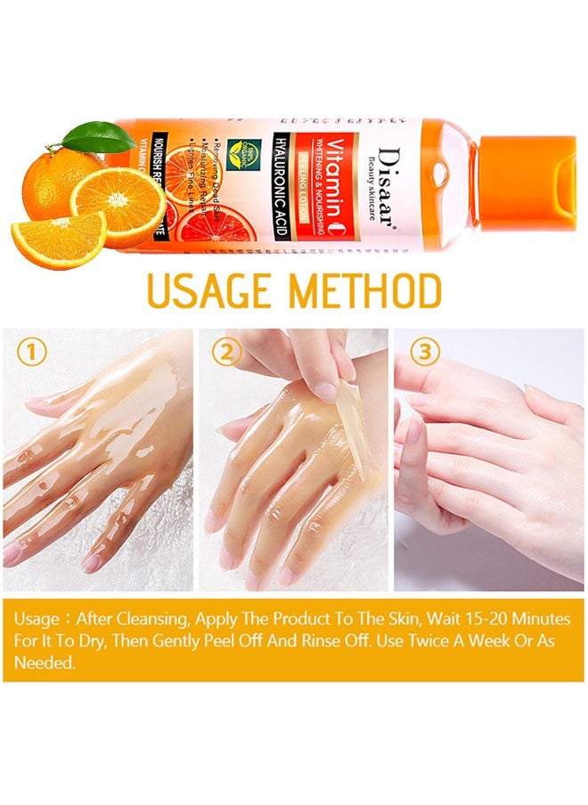 Vitamin C Peeling Lotion 100G, Effectively Soften The Keratin, Improve Rough Epidermis Delay Skin Aging And Make The Skin Soft And Elastic, Whiten And Smooth