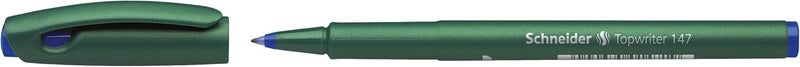شنايدر قلم حبر جاف من توب رايتر ١٤٧ بلون أخضر نعناعي - أزرق (عبوة من ١٠ قطع) - Image 3