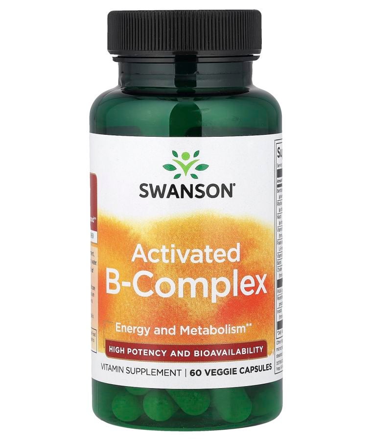 SWANSON Activated B-Complex 60 Veggie Capsules