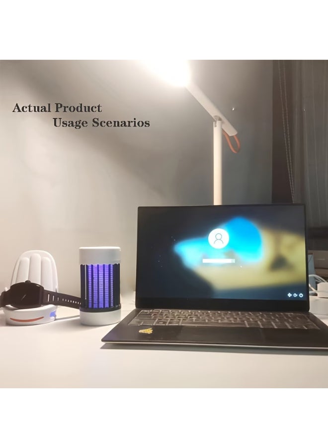 قاتل البعوض، جاذب ضوئي بنفسجي، صدمة كهربائية، مصيدة بعوض تعمل بمنفذ USB، مثبتة على الحائط أو المكتب، قاتل حشرات داخلي لغرفة النوم، المطبخ، غرفة المعيشة، المكتب، صامت، خالٍ من المواد الكيميائية - Image 3