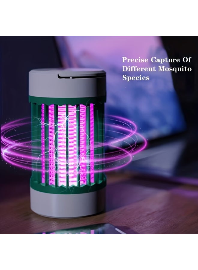 قاتل البعوض، جاذب ضوئي بنفسجي، صدمة كهربائية، مصيدة بعوض تعمل بمنفذ USB، مثبتة على الحائط أو المكتب، قاتل حشرات داخلي لغرفة النوم، المطبخ، غرفة المعيشة، المكتب، صامت، خالٍ من المواد الكيميائية - Image 5