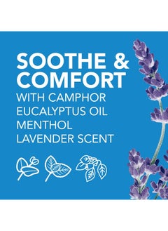 Vicks VapoRub, Lavender Scent, Cough Suppressant, Topical Chest Rub & Analgesic Ointment, Medicated Vicks Vapors, Relief from Cough Due to Cold, Aches & Pains, 1.76oz  - Image 4