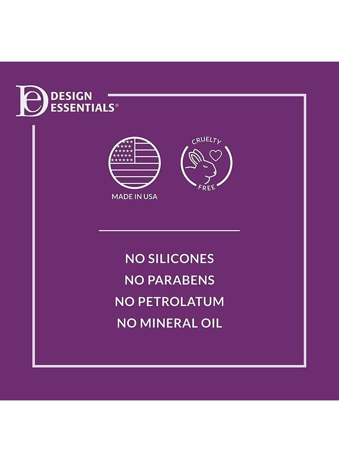 Design Essentials شامبو ترطيب كريمة العسل الفائق لفك التشابك، أبيض، 32 أونصة سائلة (عبوة من 1) - Image 3