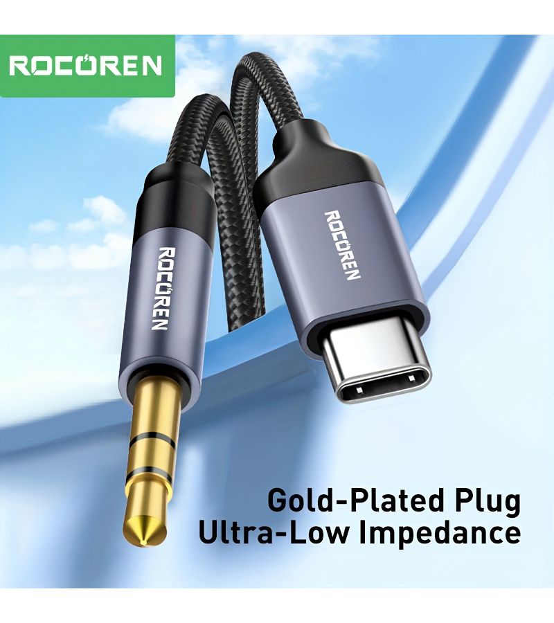 USB C إلى محول صوت 3.5mm عالي الدقة ستيريو من نوع C إلى كابل سماعة رأس ذكر مساعد للسيارة بطول 39.37 بوصة / 3.3 قدم متوافق مع iPhone 15 Pro Max و 15 Pro و 15 Plus و Samsung Ultra و iPad Pro Air و Pixel 7 - Image 3