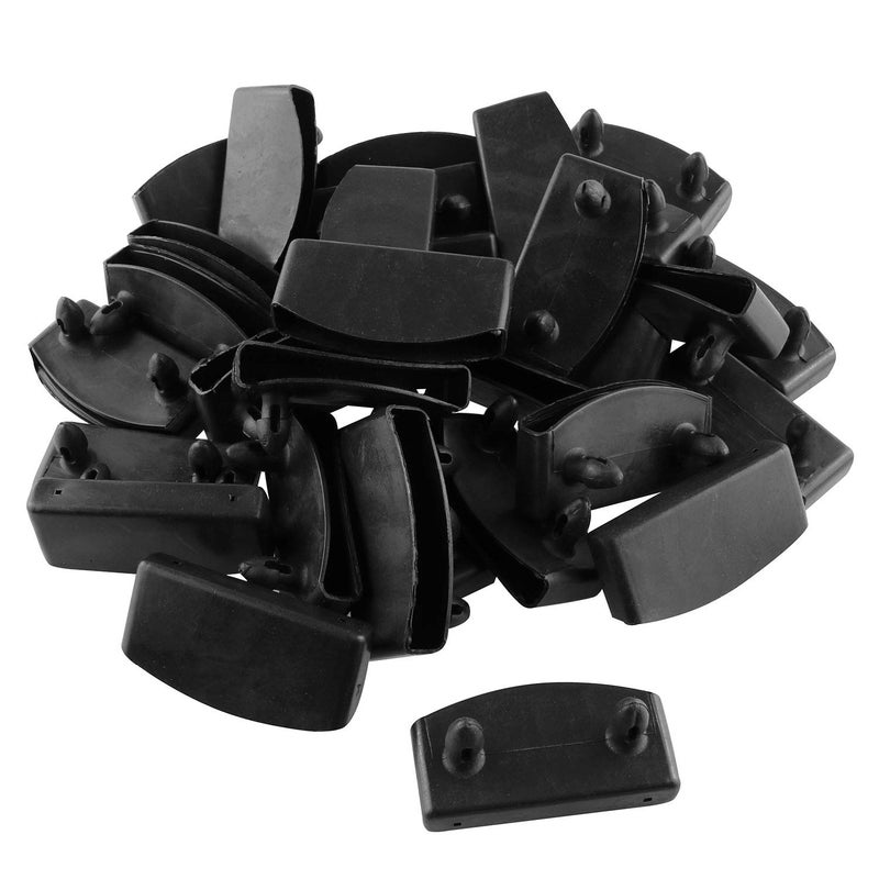JCBIZ JCBIZ 30pcs 57x8mm Plastic Bed Slat End Caps Holders Plastic Connector Furniture Accessories for Holding Securing Wooden Slats Bed Base 