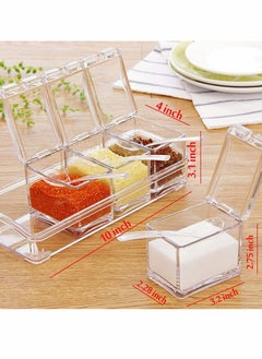 KASTWAVE Znworld Spice Box (Clear, 4 Pieces)  - Image 3