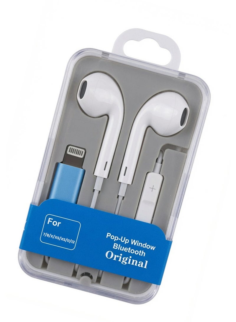Arabash Lightning Wired Earphones for iPhone In Ear Headphones with Microphone Volume Control Stereo Sound 1.2M Cable Compatible with iPhone iPad - Image 3