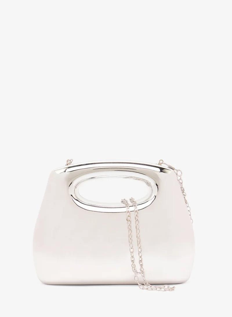 Ella Limited Edition Silver Metallic Statement Crossbody