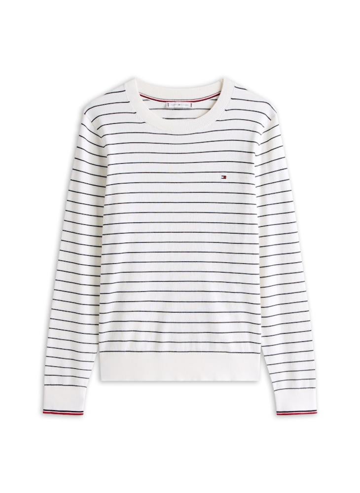 TOMMY HILFIGER CO JERSEY STITCH LS C-NK SWT - Image 4