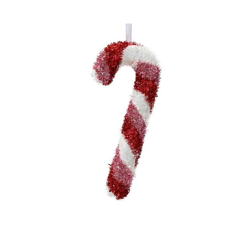 Kaemingk Candy Cane – Foam Tinsel, 2.5cm Christmas Decoration, Festive Xmas Ornament, Holiday Tree Accessory, Indoor & Outdoor Holiday Décor - Image 1