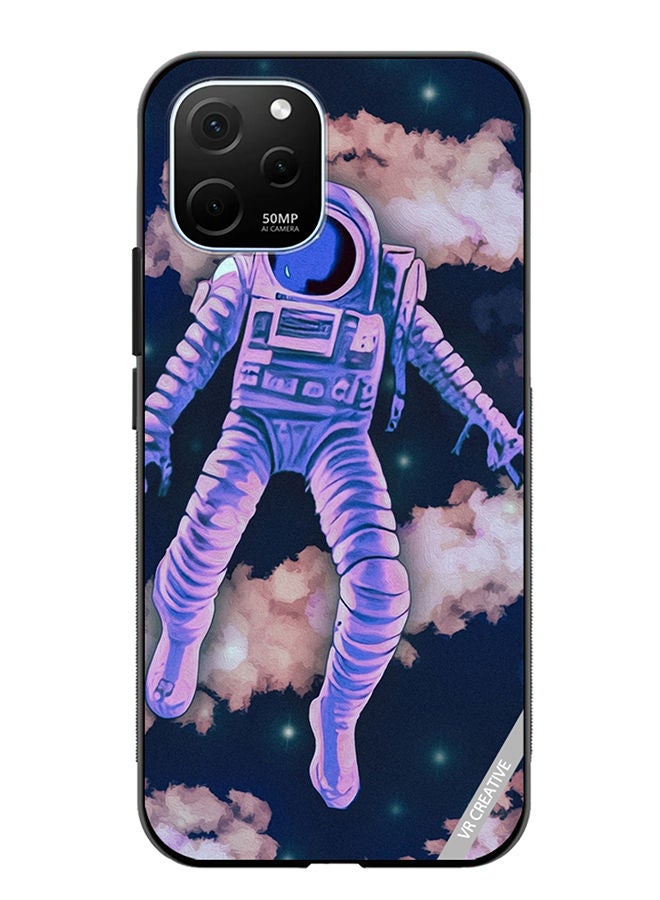 VR CREATIVE Protective Case Cover For Huawei Enjoy 50z Retro Style Vibrant Space Scene Design Multicolour - Image 1
