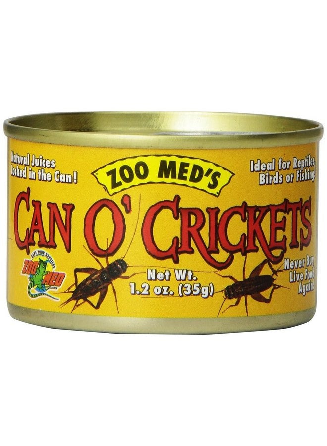زوو ميد طعام الحيوانات الأليفة SZMZM41 Can O Crickets من Zoo Med Laboratories، 1.2 أونصة - Image 1