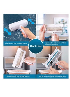 SYOSI Pet Hair Remover, Reusable Dog  Cat Remover Lint Roller, Fur from Furniture, Sofa, Bedding, Comforters Couch, and More  - Image 3