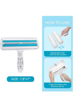 SYOSI Pet Hair Remover, Reusable Dog  Cat Remover Lint Roller, Fur from Furniture, Sofa, Bedding, Comforters Couch, and More  - Image 2