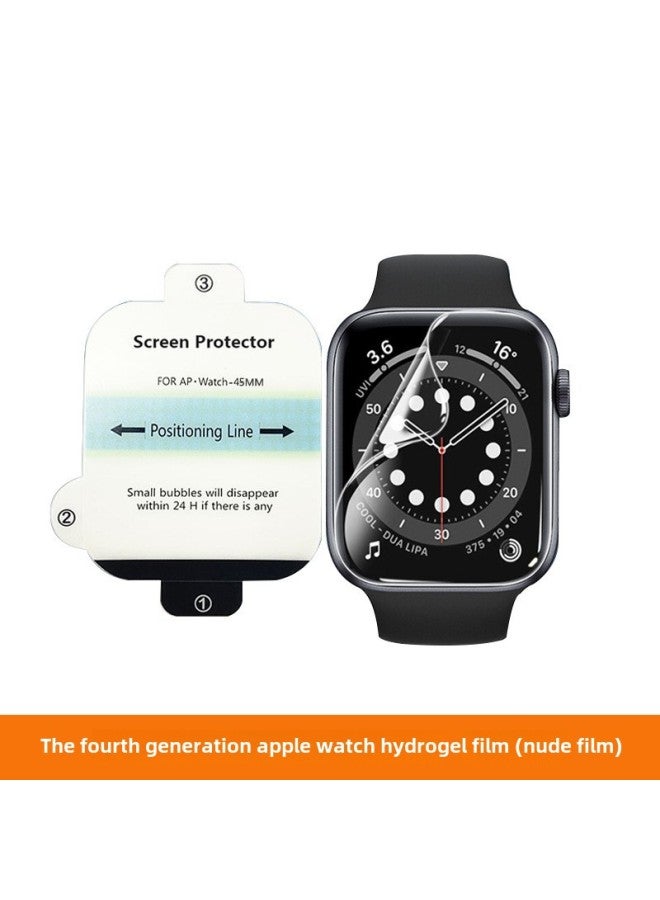 For Iwatch6 Generation 7ultra Apple Watch Film S9applewatch Tempered Water Gel Film S10 Protective Film-Color:4th Generation Tpu Watch Film (special Price)-Size:49mm（s10）  - Image 1