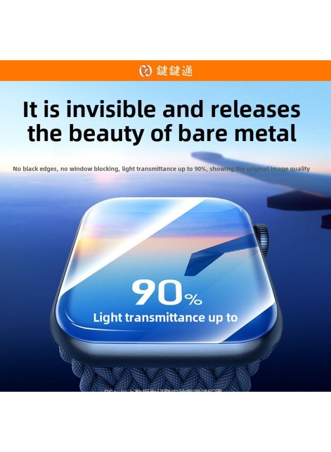 For Iwatch6 Generation 7ultra Apple Watch Film S9applewatch Tempered Water Gel Film S10 Protective Film-Color:4th Generation Tpu Watch Film (special Price)-Size:49mm（s10）  - Image 4