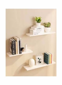 Arabest A Set of 3 Storage Racks, Suitable for Hanging Storage Racks in Bedrooms/Living Rooms/Bathrooms/Kitchens (White)  - Image 3