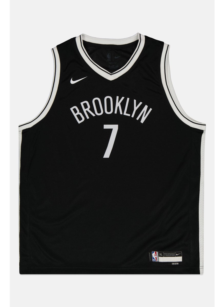 Nike Nike x NBA Kids Boy Brooklyn Nets Basketball Jersey, Black  - Image 1