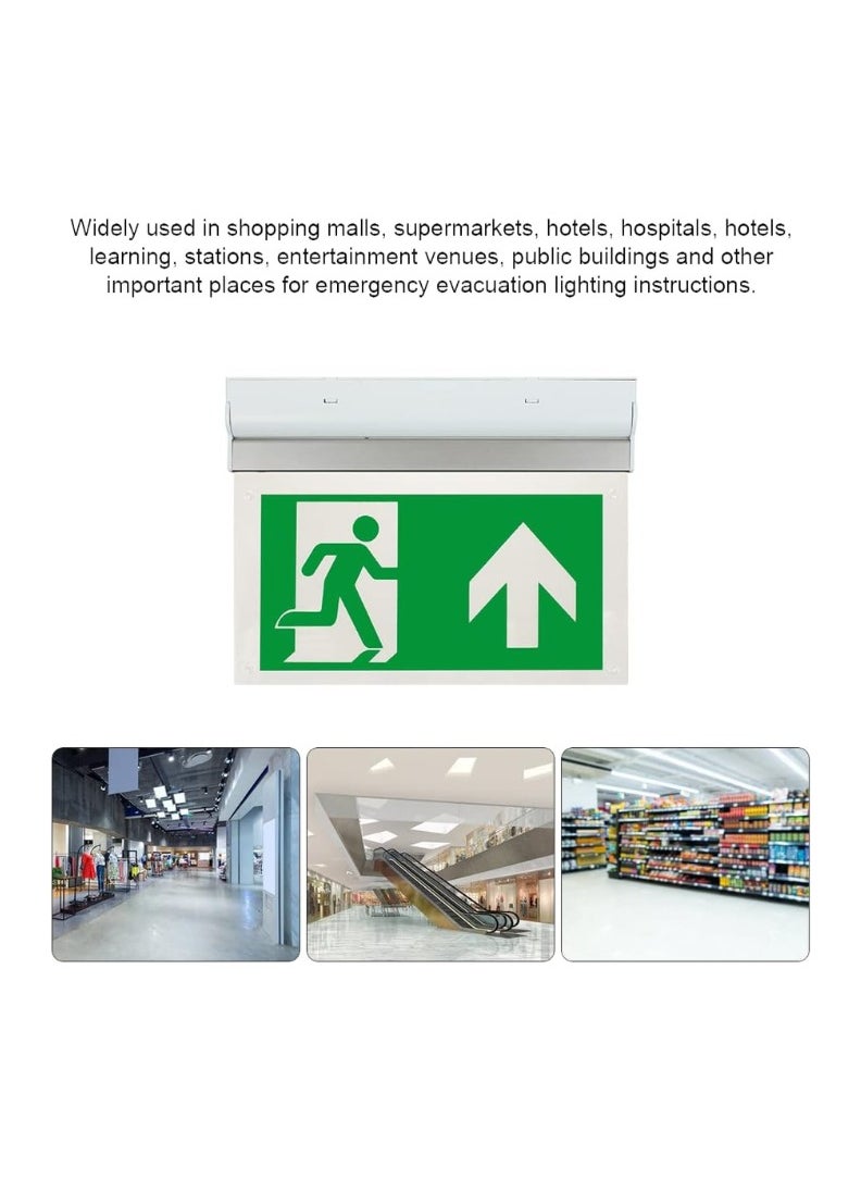 KNP - KNP ESP Duceri Emergency Exit Sign Board Indicating Exit Up is a Specialized Safety Device Designed to Provide Clear Guidance During Emergencies Where Vertical Evacuation is Necessary. - Image 1