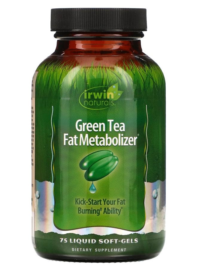Irwin Naturals Green Tea Fat Metabolizer 75 Liquid Soft-Gels 