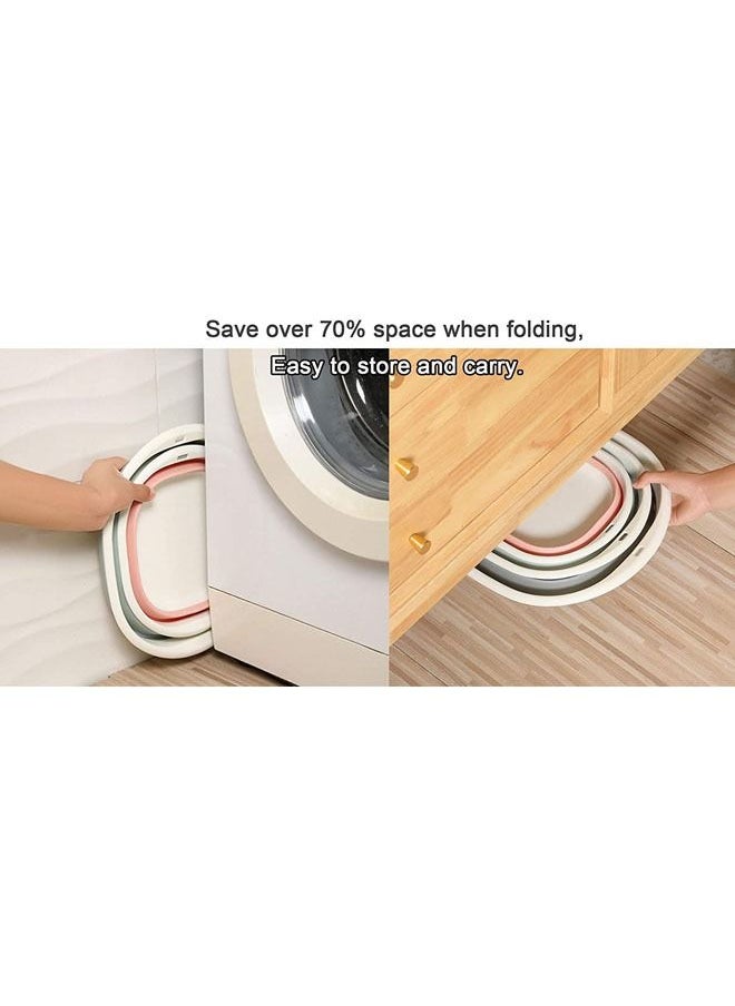 Arabest - Collapsible Wash Basin, Portable and Space Saving, Multi-Function Use, Plastic+TPR, Large and High Capacity (Pack of 3) - Image 1