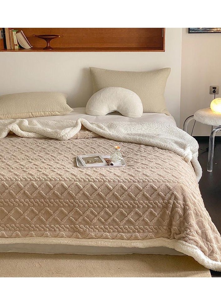 MMM HOME MMM HOME Comfy KING SIZE(200X230cm) Reversable Faux Fur Soft &Fluffy Blanket  - Image 2