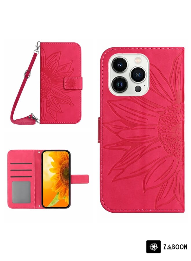 Zaboon Protective Case For Samsung Galaxy S23 5G Oil Skin Zipper Wallet Leather - Image 1