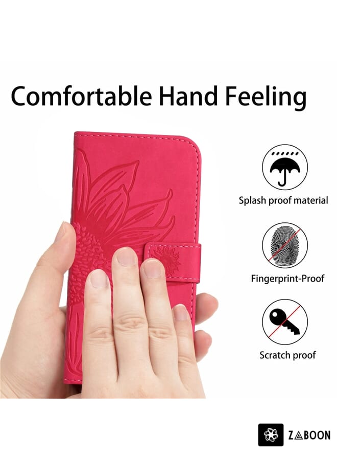 Zaboon Protective Case For Samsung Galaxy S23 5G Oil Skin Zipper Wallet Leather - Image 4