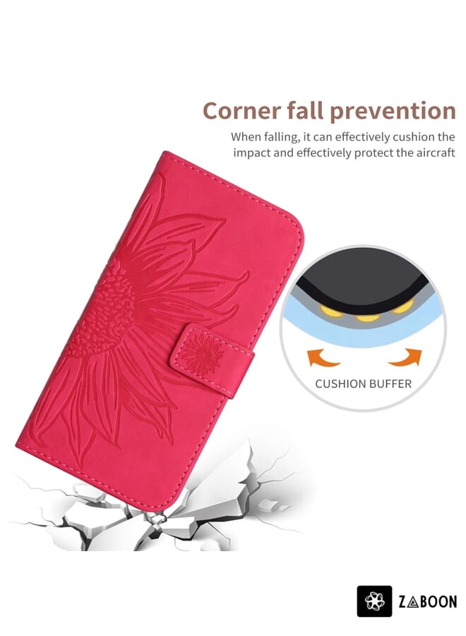 Zaboon Protective Case For Samsung Galaxy S23 5G Oil Skin Zipper Wallet Leather - Image 5