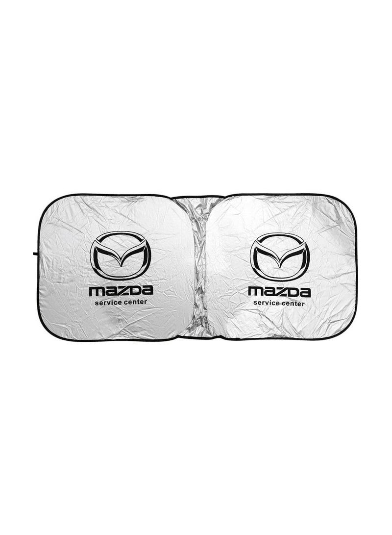 mazda Combo - Buy 2 Pcs MAZDA Car Seat cover Windshield Car Sunshade Get Free MAZDA Metal Car Keychain - Image 4