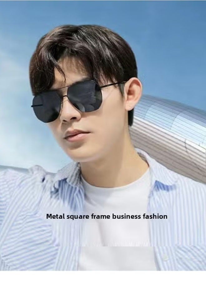 Men's and women's retro sports fashion anti-ultraviolet sunglasses goggles sunglasses - Image 4