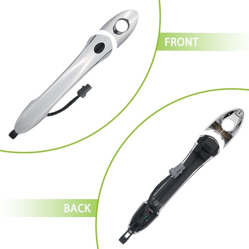 omoZone Exterior Door Handle Front Left Driver Side with Keyhole Smart Entry Keyless Compatible with 2011-2015 Hyundai Sonata Hybrid Replaces 82651-3S210 82652-3S010 - Image 5